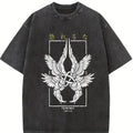 valentine shirts Fear Not Luke 2:10 Seraphim Washed T-Shirt, Jesus T-Shirt, Jesus Tee, Christian Apparel Streetwear Gym Menswear Oversized Top Men or Women