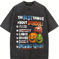 Annoying Orange Crack Shirt The Best Things About School--100% cotton Breathable comfortable Give him/her a gift