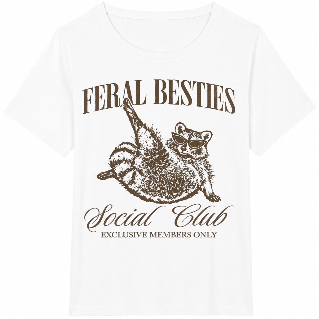 Funny Besties Cotton T-Shirt - product view