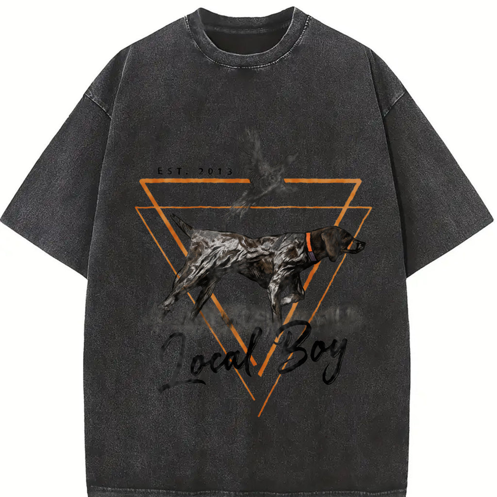 Local Boy High Tail T-Shirt Casual Crewneck Top Tshirt Streetwear