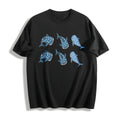 Whale Shark Cotton T-Shirt - Black