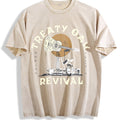 Treaty Oak Revival Guitar Vintage Washed T-Shirt - Beige