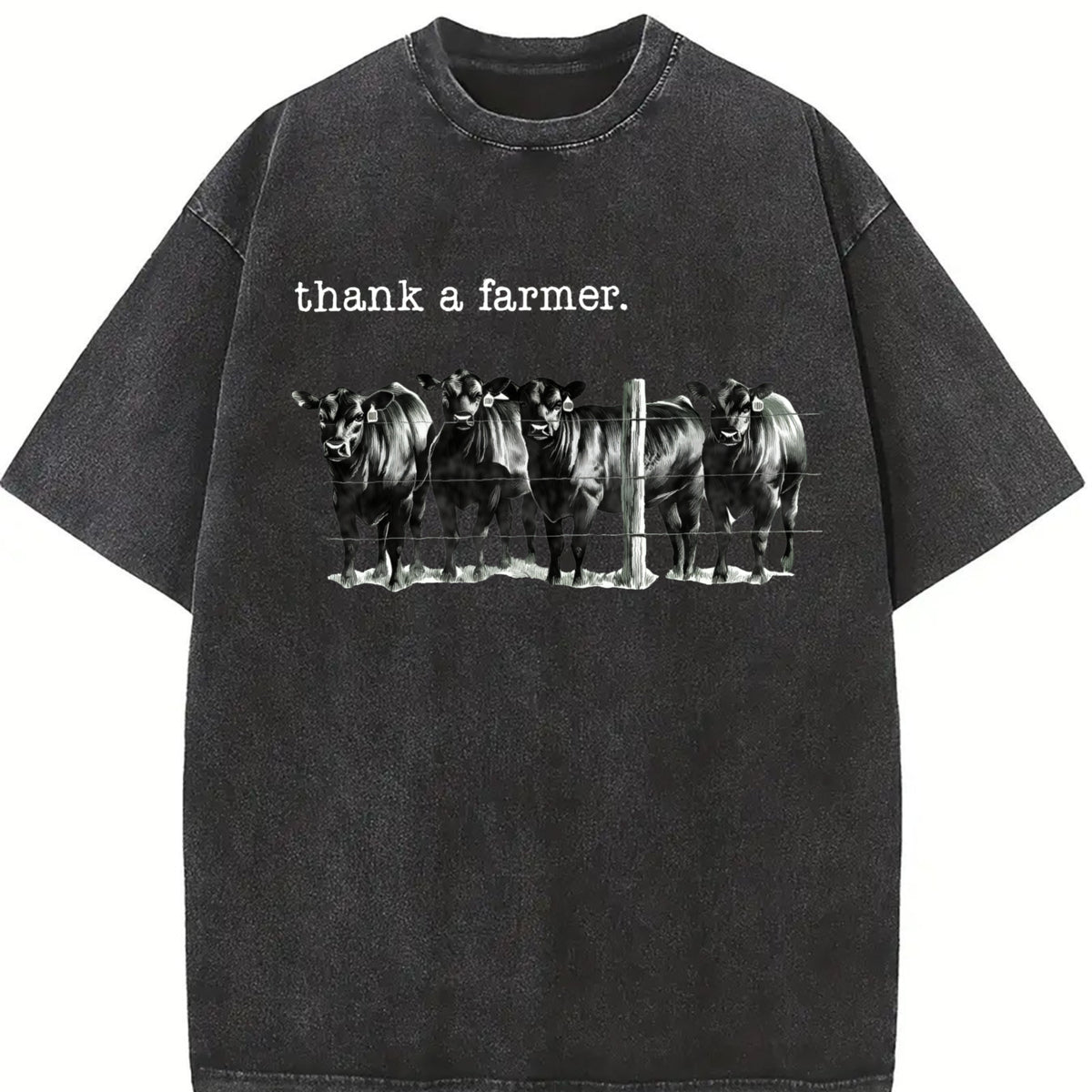 Comfort Colors Thank a Farmer Shirt, Beef Farmer T-Shirt, Western Farmer Tee, Cute Cow Shirt, Season Shirt, Thanksgiving Gift Lovers Farm Life