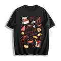 Crawfish Cotton T-Shirt - Black