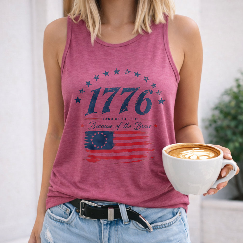 Land Of The Free Women's Tank Top - product view