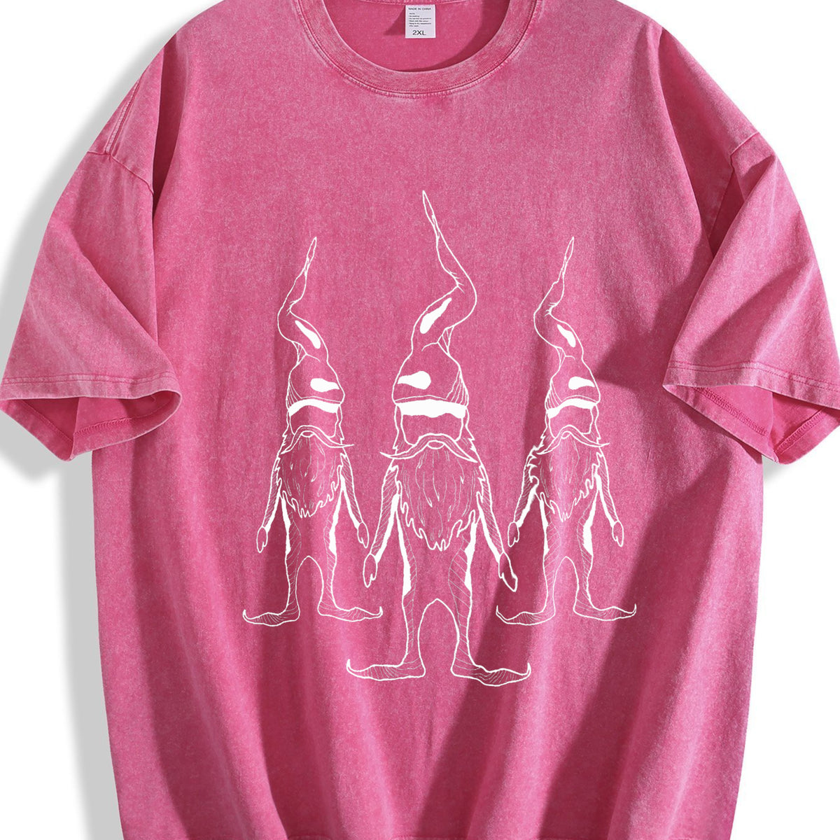 1800s Christmas Elf Cool Vintage Washed T-Shirt - product view