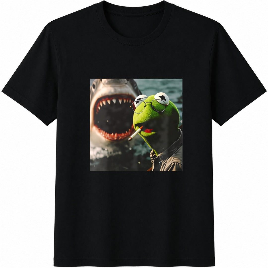 Dark Humor Cotton T-Shirt - Black