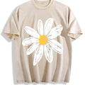 Daisy Vintage Washed T-Shirt - Beige