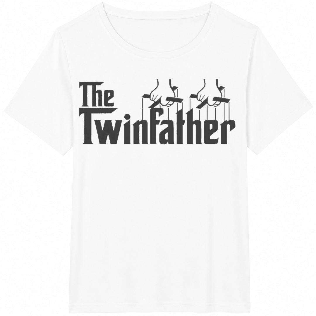 Dad Of Twins Proud Father Of Twins Classic Overachiver Small Cotton T-Shirt - product view