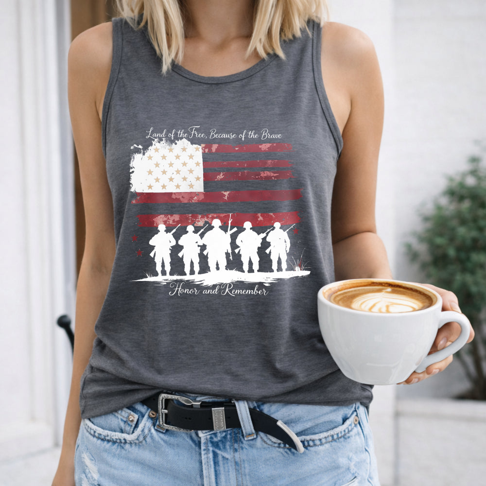 Land Of The Free Women's Tank Top - product view
