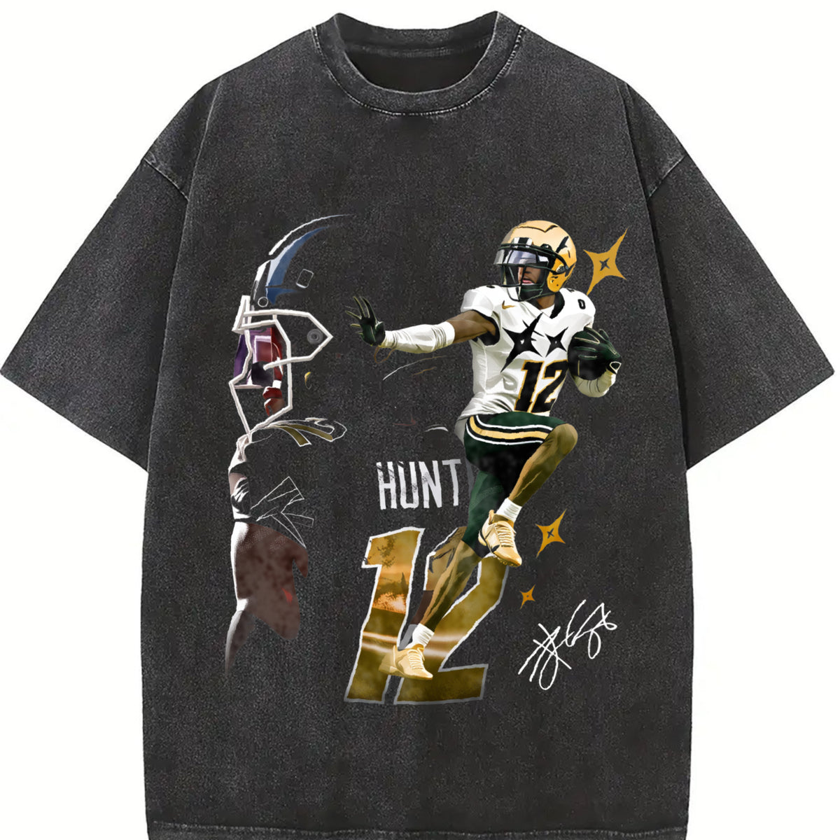 Travis Hunter Graphic Tee Bih You Thought Custom Graphic Football T-Shirt