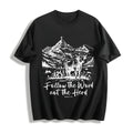 Follow the Word Not the Herd Cotton T-Shirt - Black
