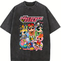 Powerpuff Girls Vintage Sweatshirt, Crew Neck, Menswear Top, Womenswear Top Underwear Streetwear