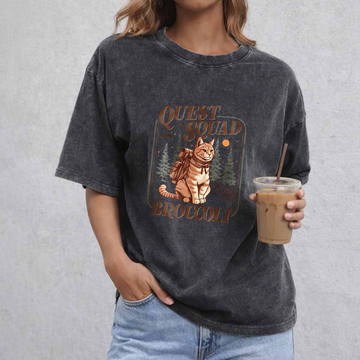 Onyx Storm Quest Squad Broccoli Shirt, Broccoli Cat TShirt, Ridoc Romantasy Fan Shirt, Dragon Rider Tee, Fourth Wing Merch