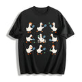 Funny Goose Pickleball Cotton T-Shirt - Black