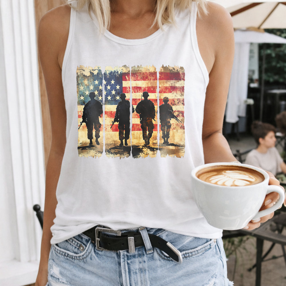 Land Of The Free Women's Tank Top - product view