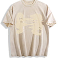 Fun Vintage Washed T-Shirt - Beige