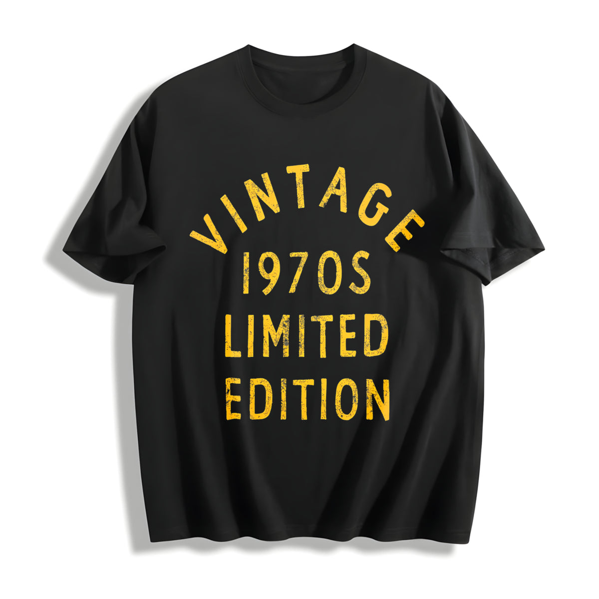 1970s Edition Funny Cool 1970 Theme Classic For Ladies Funny Cotton T-Shirt - Black