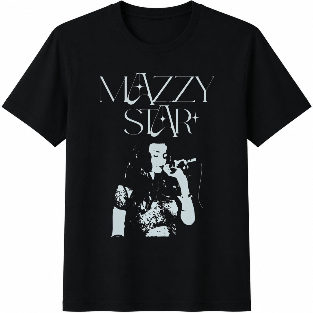 03-16 Vintage 90s Grunge Mazzy Star Live For 2026 Cotton T-Shirt - Black
