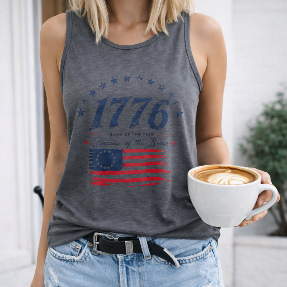 Land Of The Free Women's Tank Top - product view