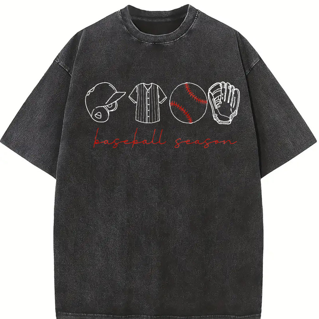 Baseball Season Tshirt, Game Day Baseball Shirt Gift, Gift For Mom, Gift for Father's day, College Game Day Top Womenswear