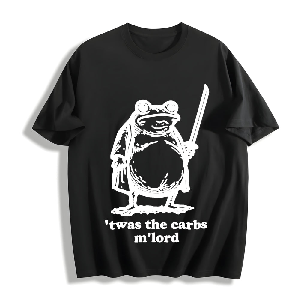 Fat Samurai Frog Cotton T-Shirt - product view