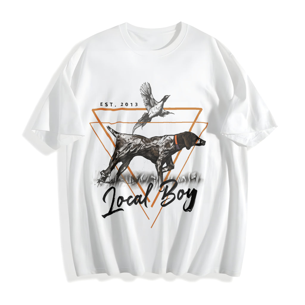Local Boy High Tail Cotton T-Shirt - product view