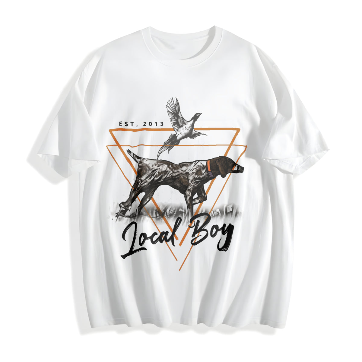 Local Boy High Tail Cotton T-Shirt - product view