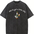 Unisex  “Off to get a little silly” Vintage Shamrock Vintage Washed T-Shirt   – St. Patrick’s Day Graphic Tee