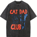 Cat Dad Shirt, Cat Dad Tee, Comfort Colors Cat Dad Club TShirt, Gift For Men, Funny Cat Shirt, Cat Lover, New Cat Dad Shirt, Pet Parent