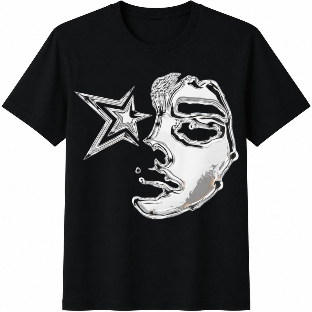 Teen Girl Clothes Cotton T-Shirt - Black