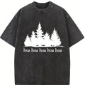 Comfort Colors hoa hoa hoa shirt, twilight inspired t-shirt, forks t shirt, cozy season shirt, twilight lover tee Tops Womenswear Shortsleeve Day Fabric