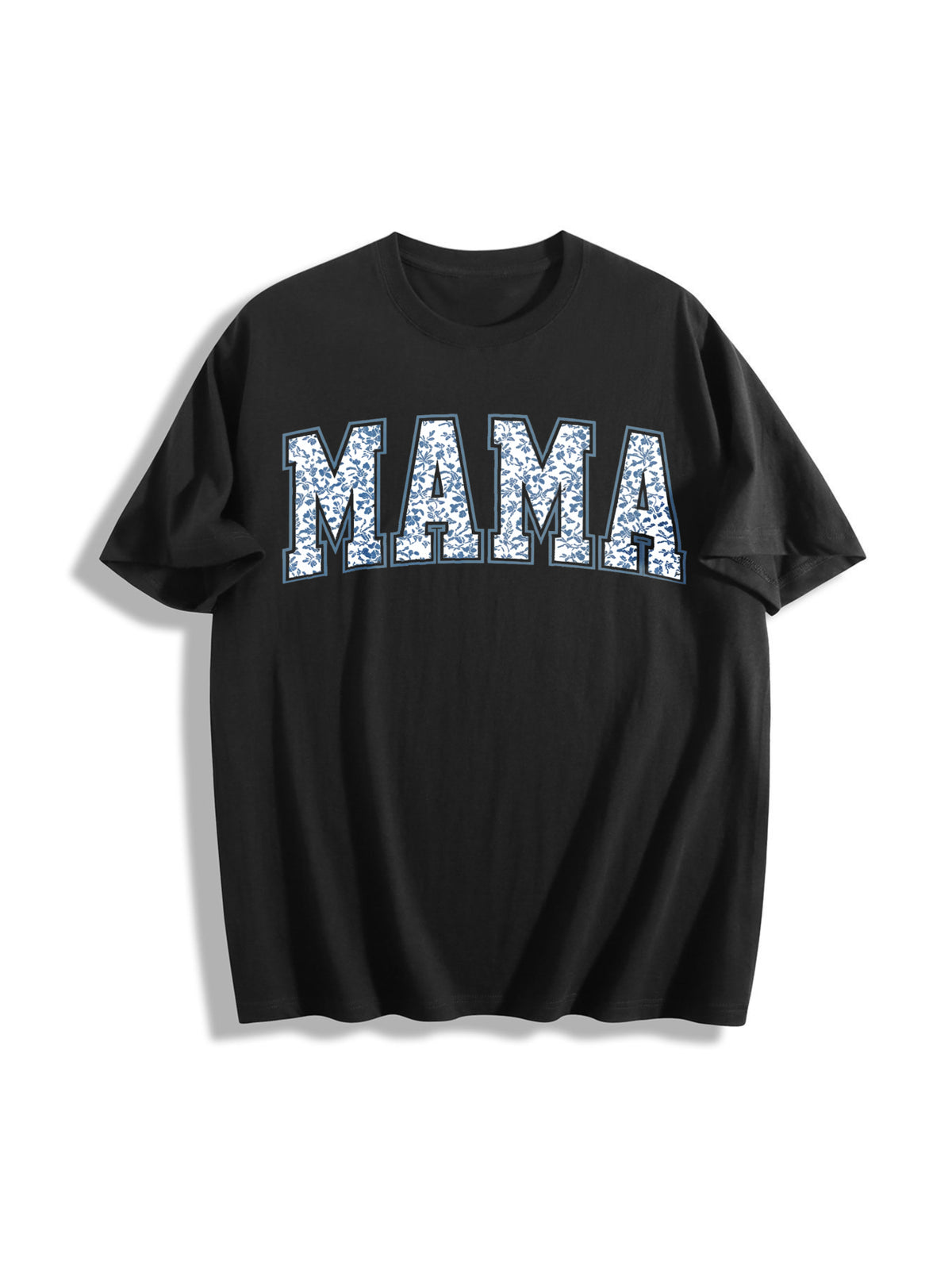Mama Cotton T-Shirt - Black