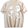 Axolotl Moon Vintage Washed T-Shirt - Beige