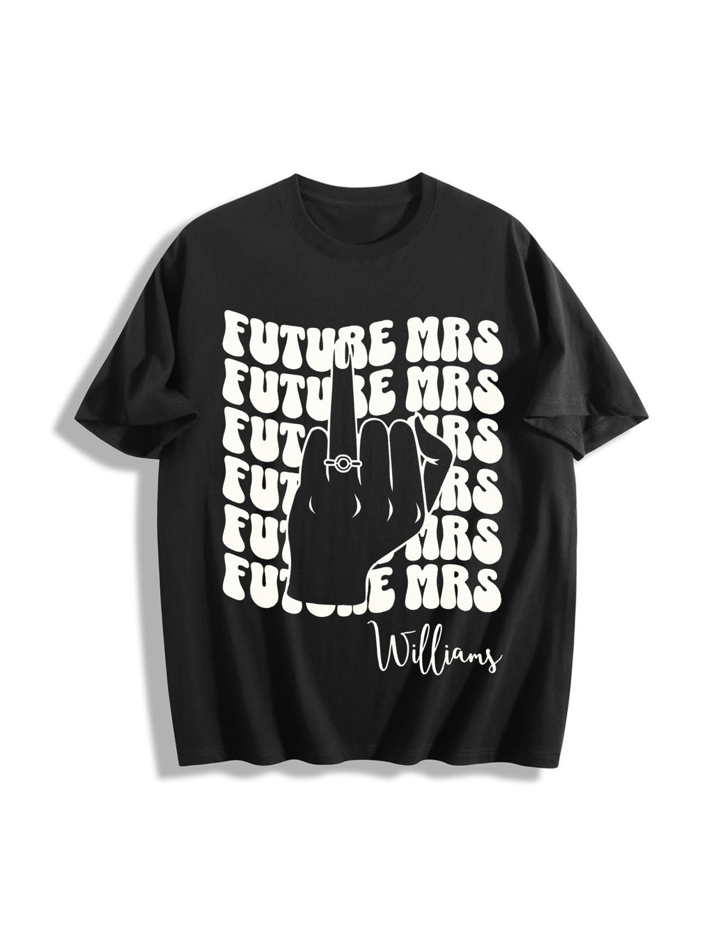 Bachelorette Bride Cotton T-Shirt - Black