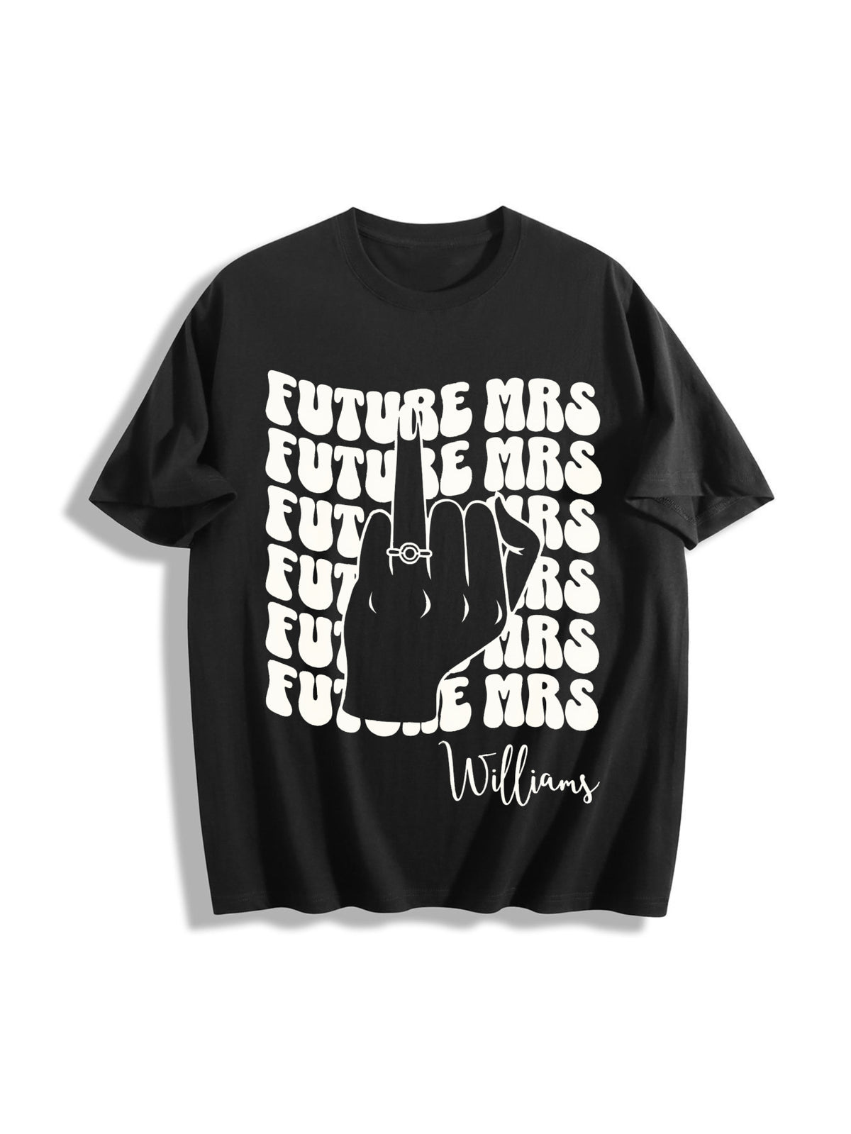 Bachelorette Bride Cotton T-Shirt - Black