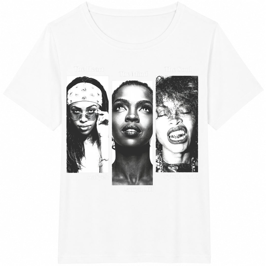 Legendary Singers And Actors Music Song Erykahe Badu Lauryne Cotton T-Shirt - product view