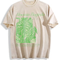Alocasia Baginda Dragon Scale Vintage Washed T-Shirt - Beige