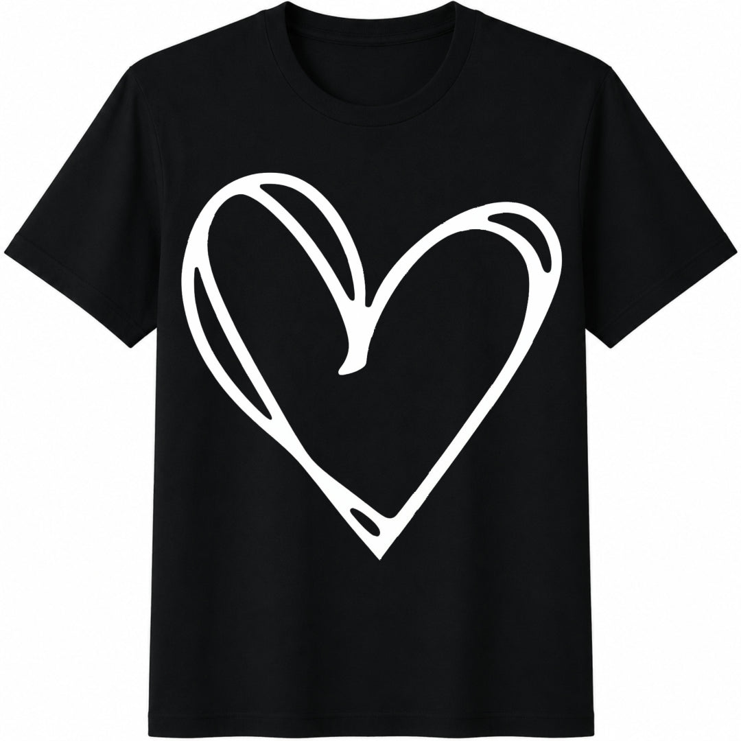 Rt-sleeve Cotton T-Shirt - Black
