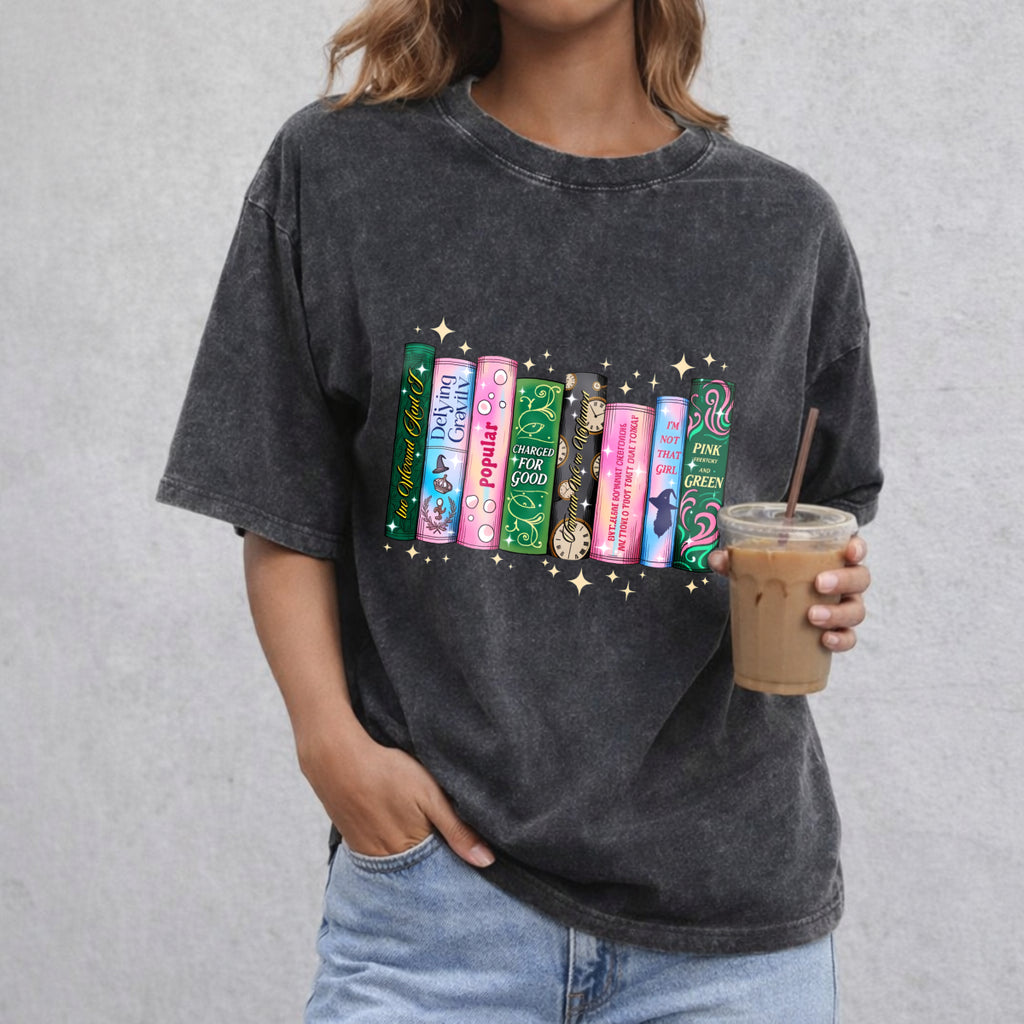 Wicked Changed For Good Book Sweatshirt, Defy Gravity Broomstick Magic Wand Crewneck, Fun Popular Literary T-Shirt for Musical Fan