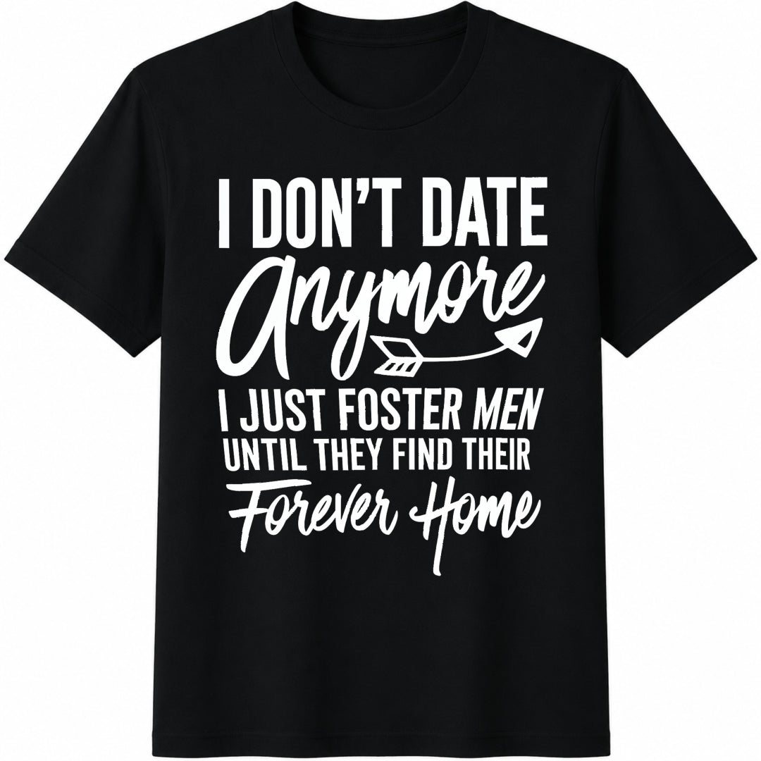 Funny Single Woman Cotton T-Shirt - Black