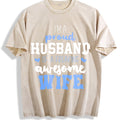 Funny Daughter Wife Slogan Vintage Washed T-Shirt - Beige