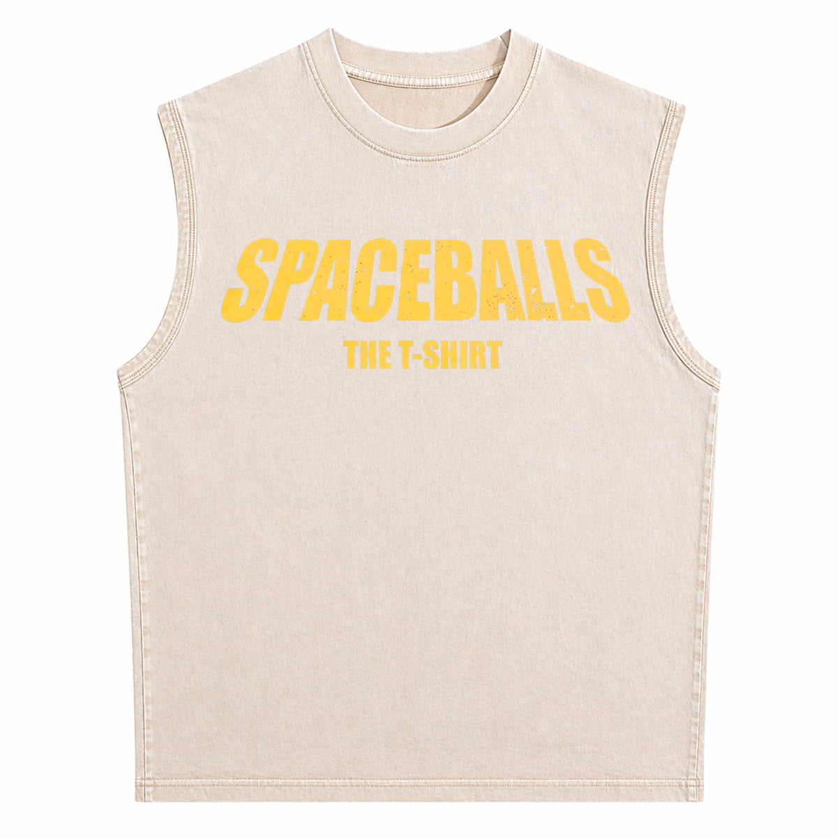 Spaceballs Movie - Classic Sci-fi Comedy Film Fan Men's Washed Tank Top - product view