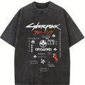 valentine shirts Men's tee Vintage Wash Cyber Metal Phantom Liberty Video Game Merch Metalhead Fan Gift6