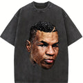 Young Mike Portrait Big Face T-Shirt Custom Graphic Tee Crewneck Cotton