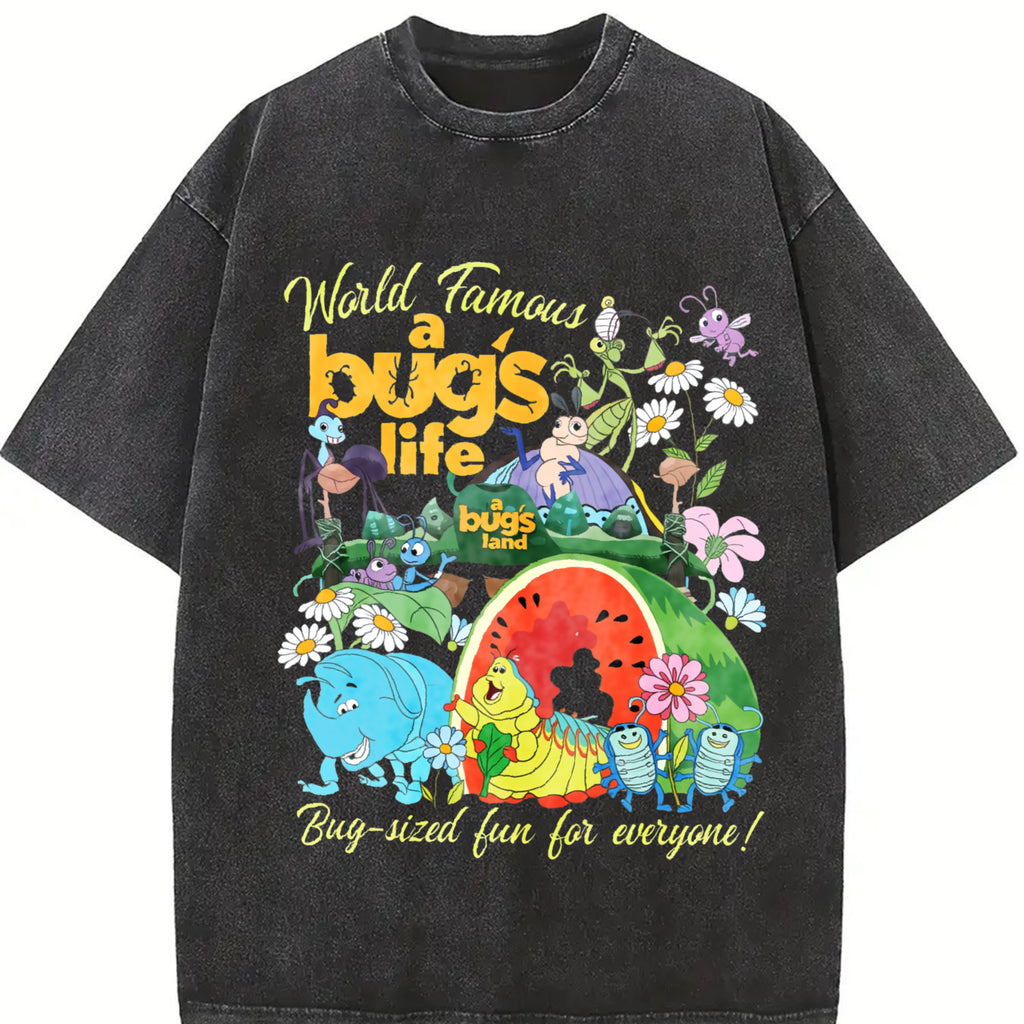 Vintage A Bug's Life A Bug's Land shirt, Ride shirt, Heimlich Flik Hopper Princess Atta Bug shirt, Family trip tee