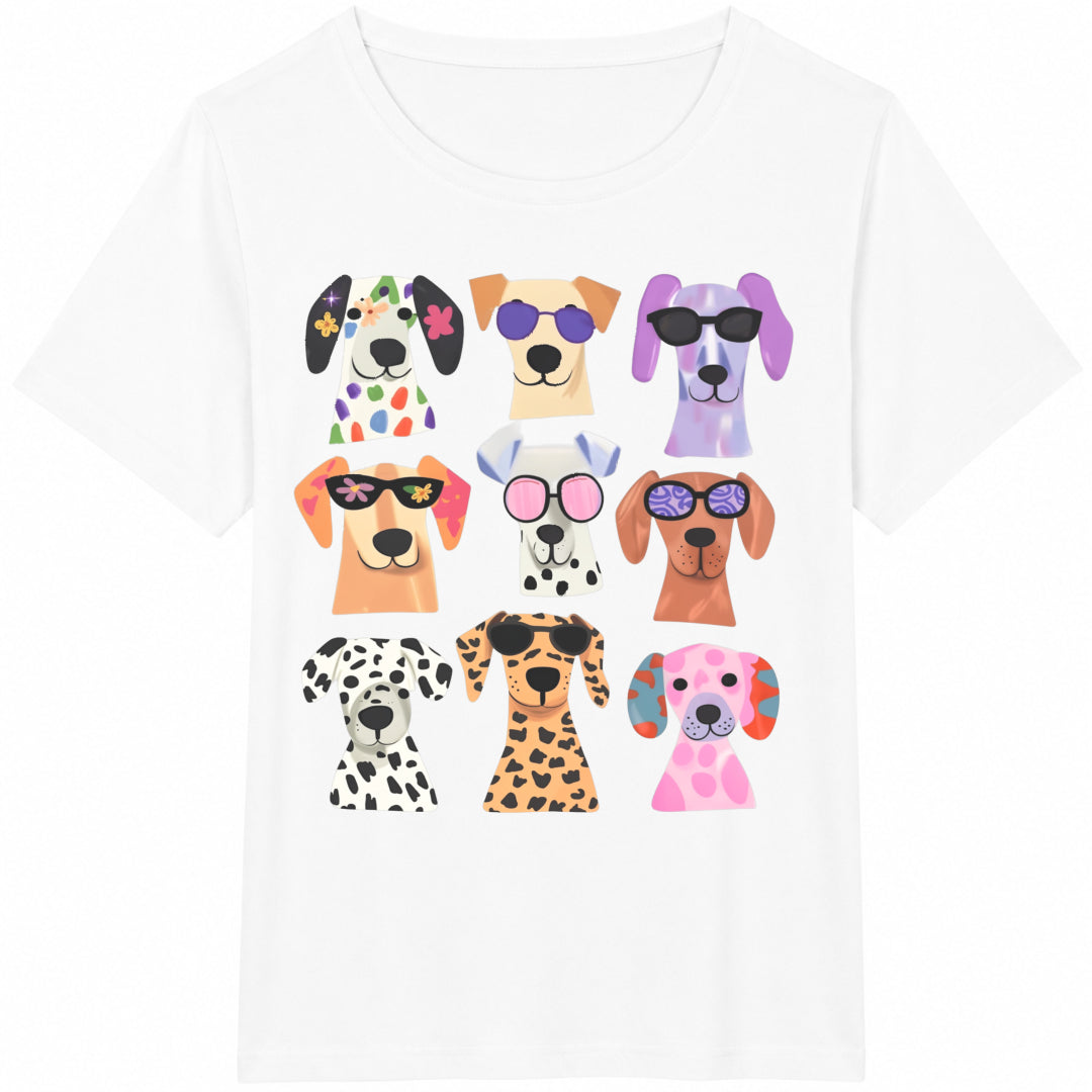 Cute Dog Cotton T-Shirt - product view