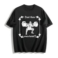 Funny Gym Cotton T-Shirt - Black