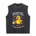 Some People Aren't Just Missing A Screw Men's Washed Tank Top - Black