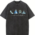 Comfort Colors Meet Me at Midnight Shirt, Fairytale Carriage Inspired Tee, Magical Princess Party Graphic Shirt, Cute Girls Trip 2025 Gift